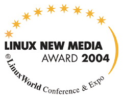 Linux New Media Award 2004
